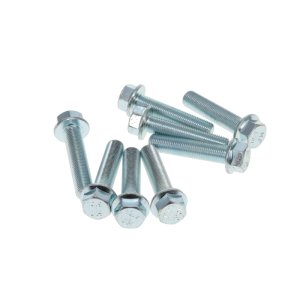 Nissan Juke Hub Hardware Kit - Rear - SPC Performance - 10.9 Grade, Clear Zinc Plated - Silver - `11-`17